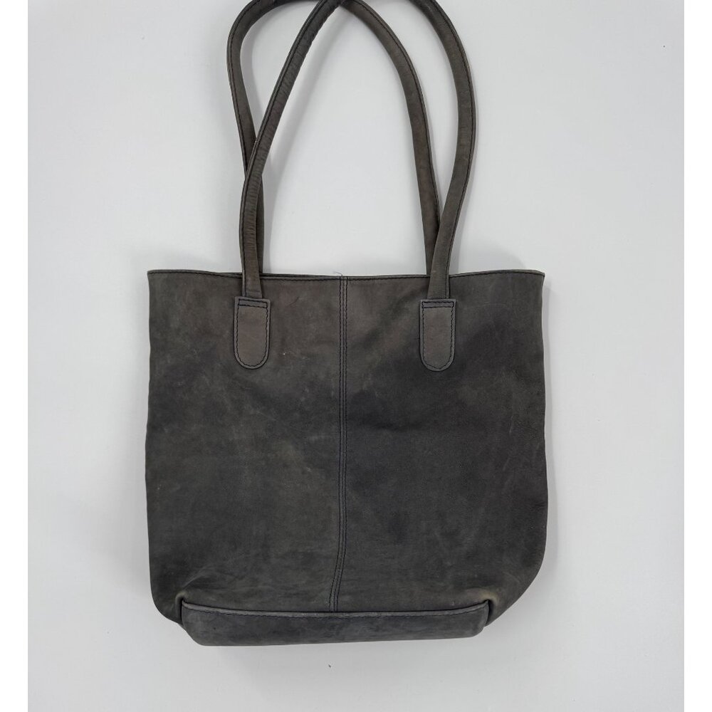 Hobo International Leather Tote Bag Soft Gray Spacious Interior - Picture 5 of 16